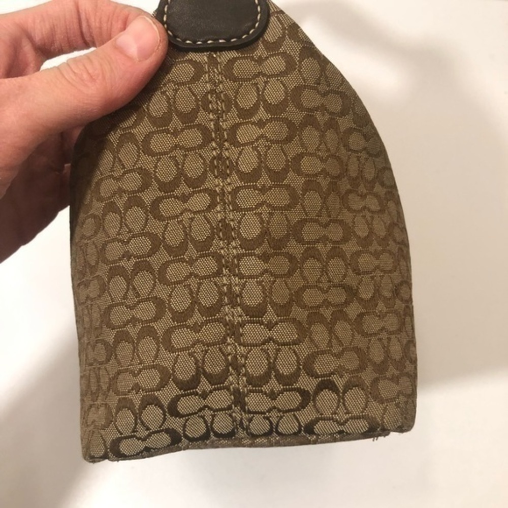 Coach vintage y2k signature brown and leather mini bag - Picture 6 of 9
